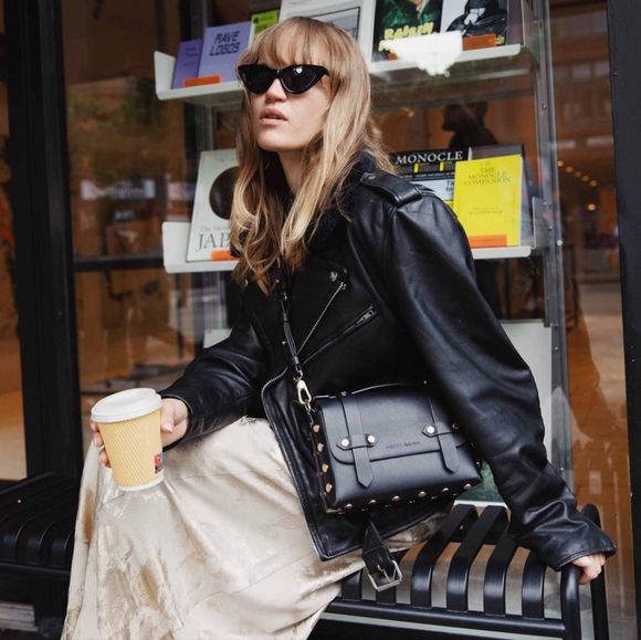 EXCELLENT FRIDA ROME THE WEEK/END LUXURY VEGAN CROSSBODY BAG - Picture 3 of 11